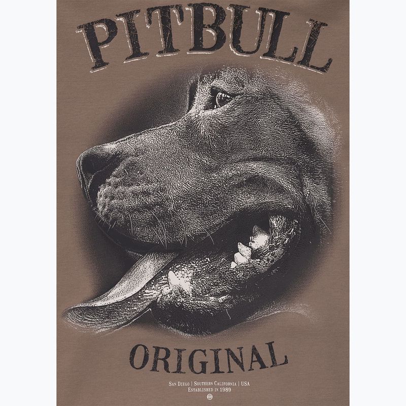 Bluza męska Pitbull Midnight Sweatshirt Hooded brown savana 13