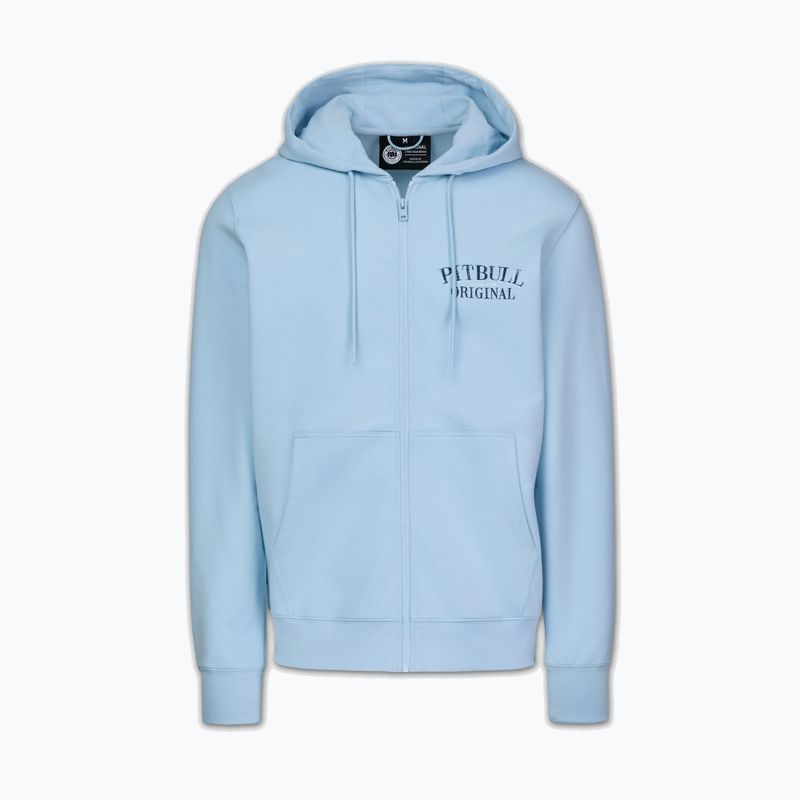 Bluza męska Pitbull Midnight Sweatshirt Zip Hooded sky blue 6