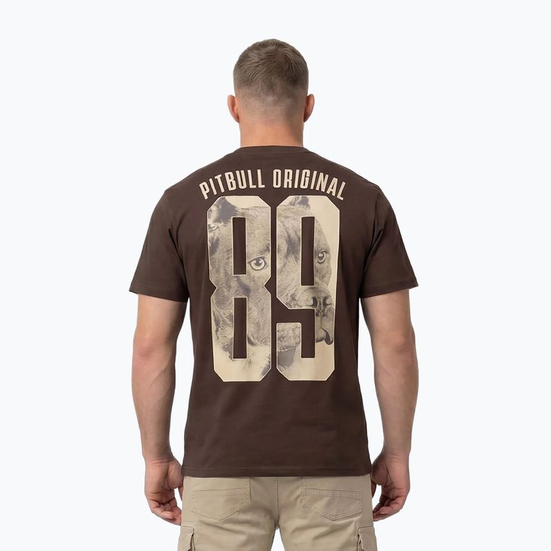 Koszulka męska Pitbull Eighty Nine Dog dark chocolate 3
