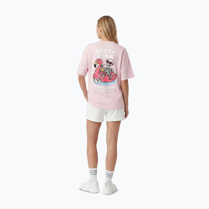 Koszulka damska Pitbull Rest In Pink Oversize strawberry cream 3