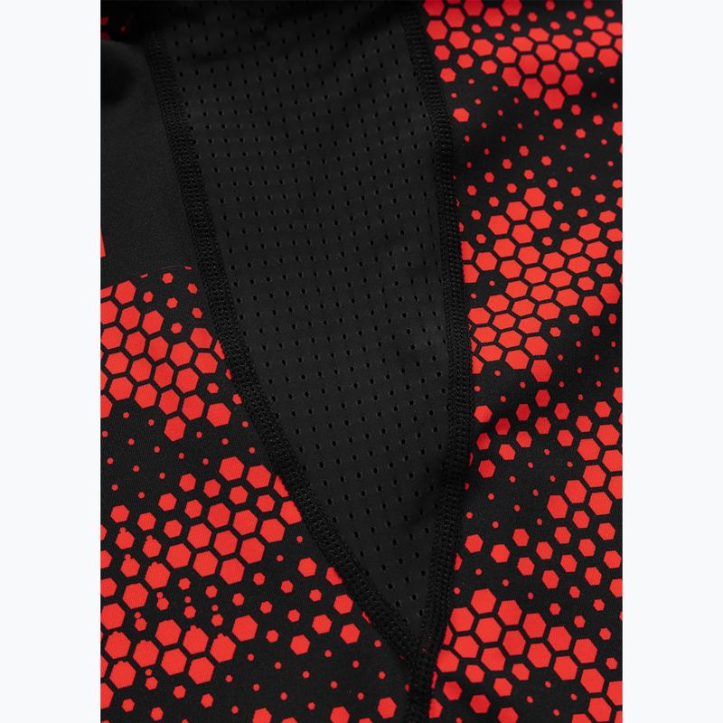 Rashguard męski Pitbull Hex Camo Hilltop Rashguard red 9
