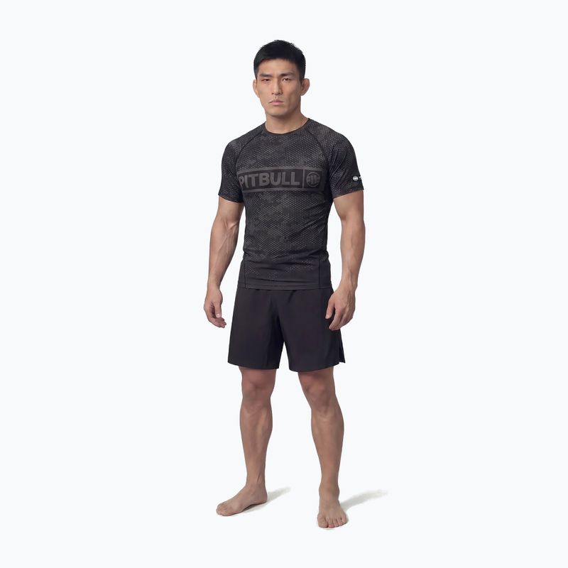 Rashguard męski Pitbull Hex Camo Hilltop Rashguard black 2
