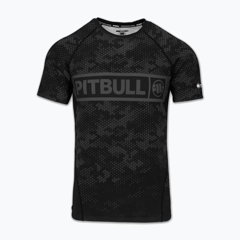 Rashguard męski Pitbull Hex Camo Hilltop Rashguard black 3