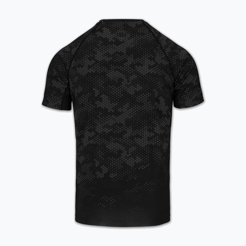 Rashguard męski Pitbull Hex Camo Hilltop Rashguard black 4
