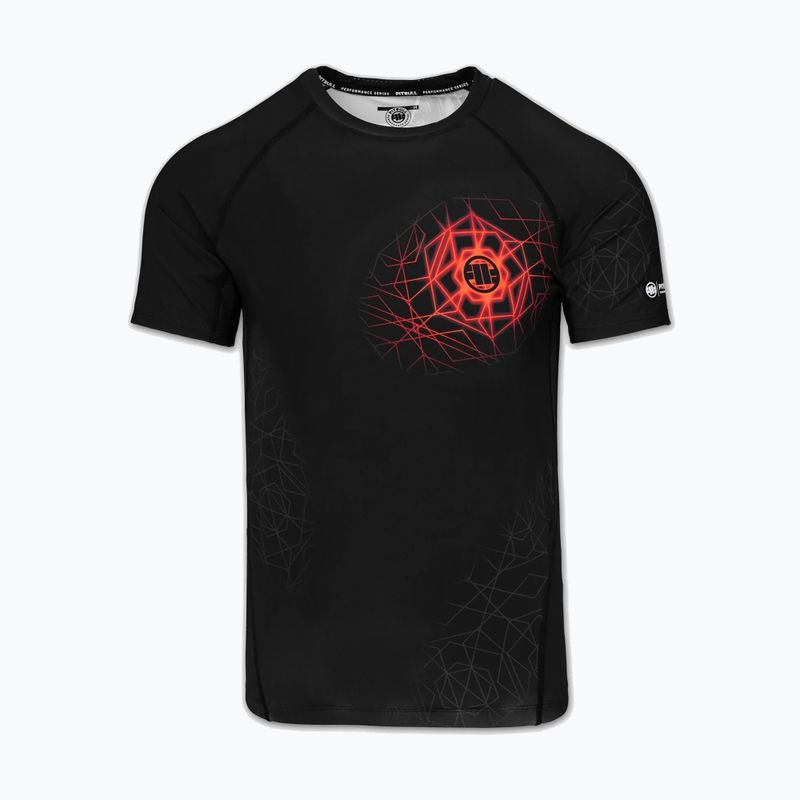 Rashguard męski Pitbull Ray Rashguard fluo/red 3