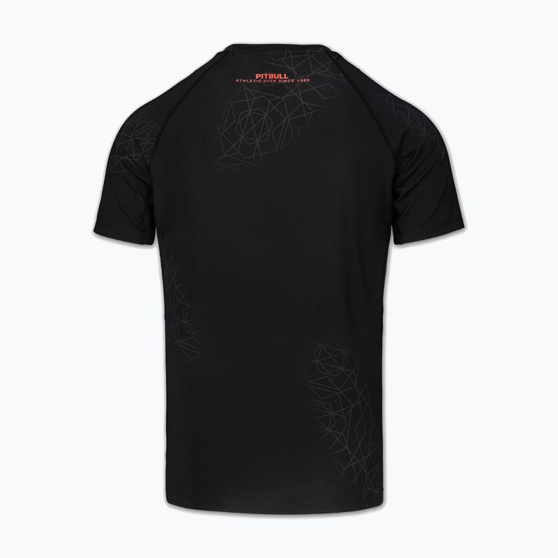 Rashguard męski Pitbull Ray Rashguard fluo/red 4