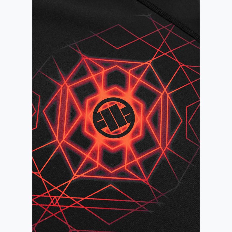 Rashguard męski Pitbull Ray Rashguard fluo/red 5