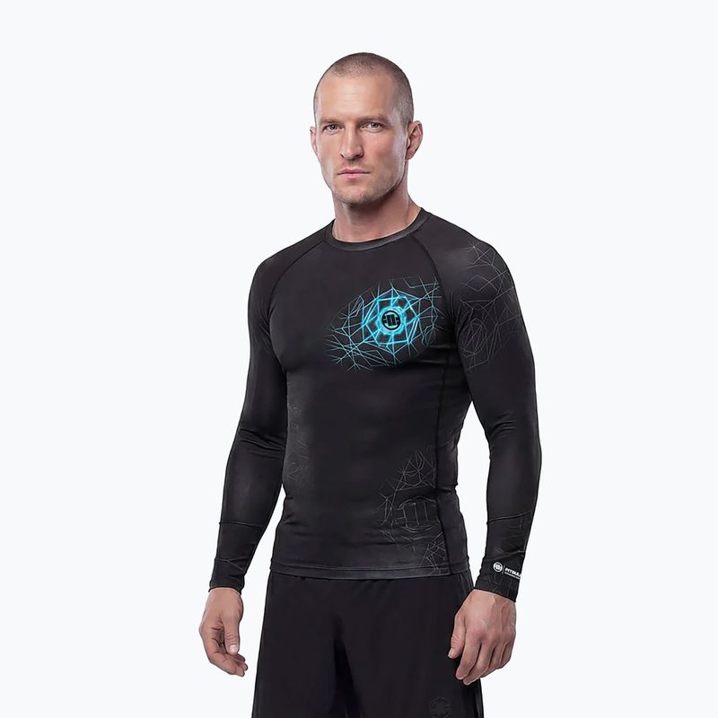 Rashguard longsleeve męski Pitbull Ray Rashguard sky blue