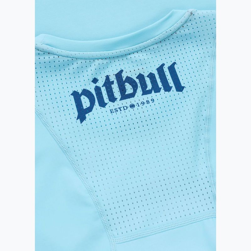 Koszulka męska Pitbull Logo Palms mesh light blue 7