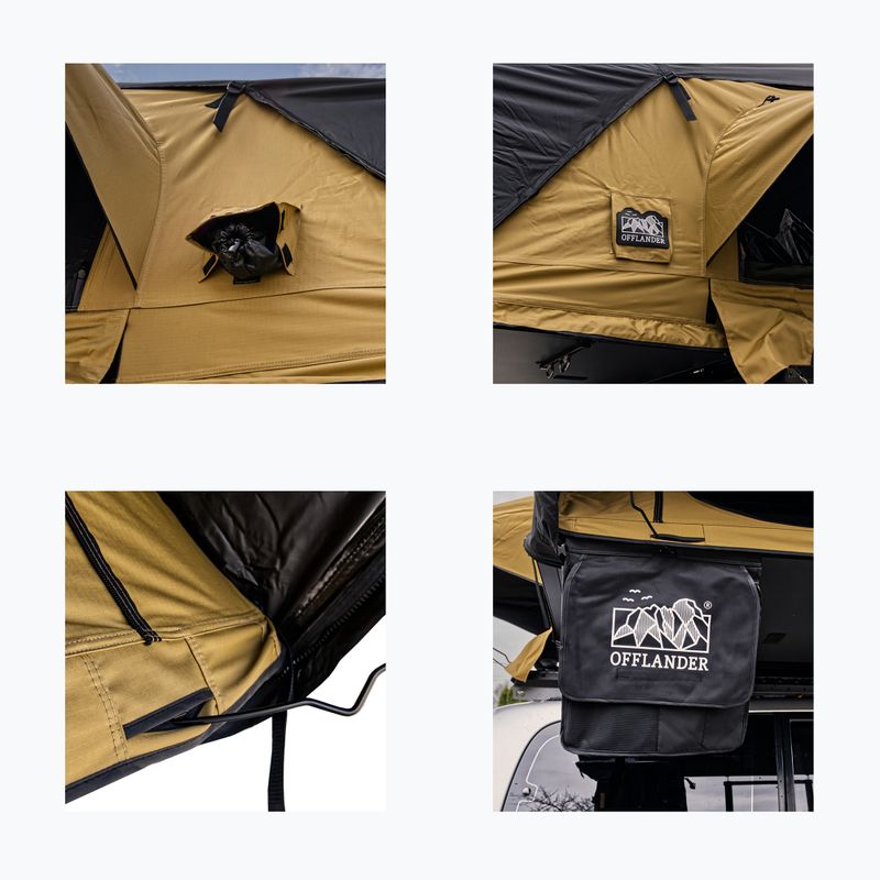 Namiot dachowy 2-osobowy OFFLANDER Fold 2 sand 9