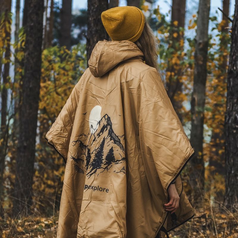 Ponczo OFFLANDER OFF_CACC lightweight heated yellow 5