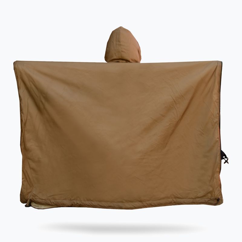 Ponczo OFFLANDER OFF_CACC lightweight heated brown 2