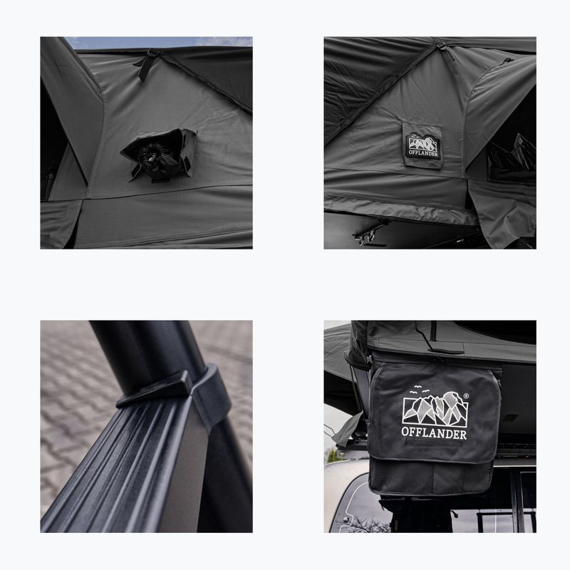 Namiot dachowy 2-osobowy OFFLANDER Fold 2 Wolf gray 10