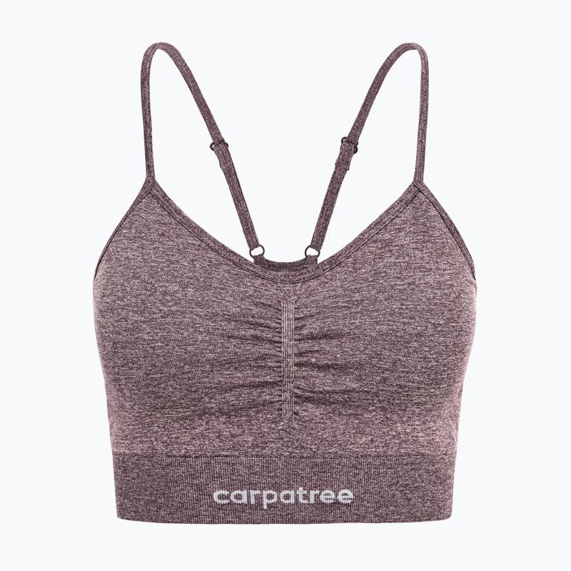 Biustonosz treningowy Carpatree Allure Seamless brown melange (pepper corn) 5