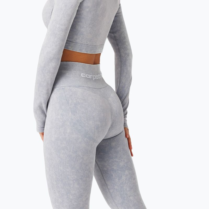 Longsleeve treningowy damski Carpatree Yasmine Seamless blue stone wash 6
