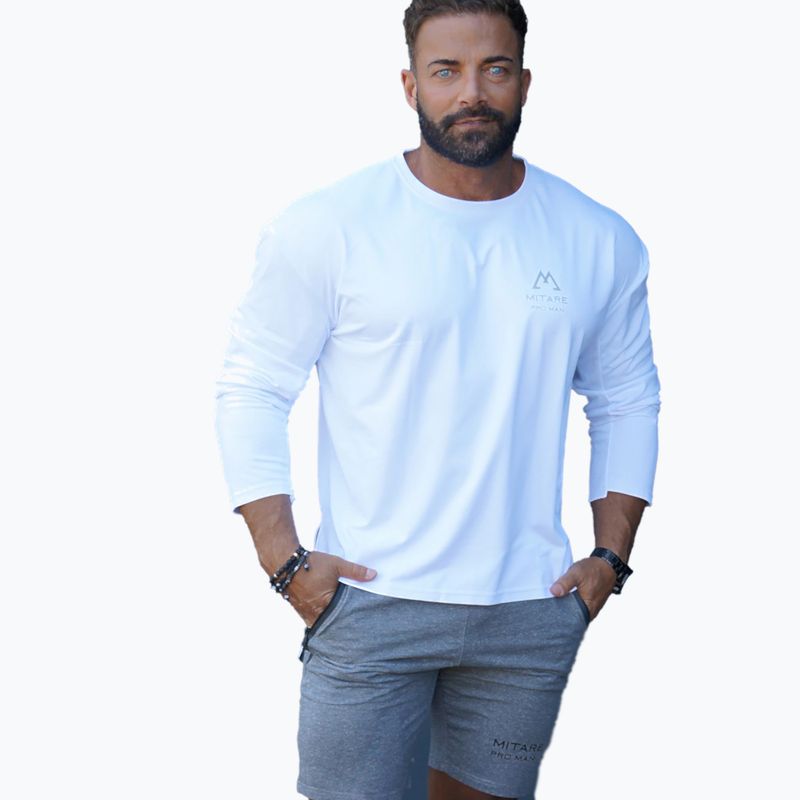 Longsleeve męski MITARE K101 PRO biały 8