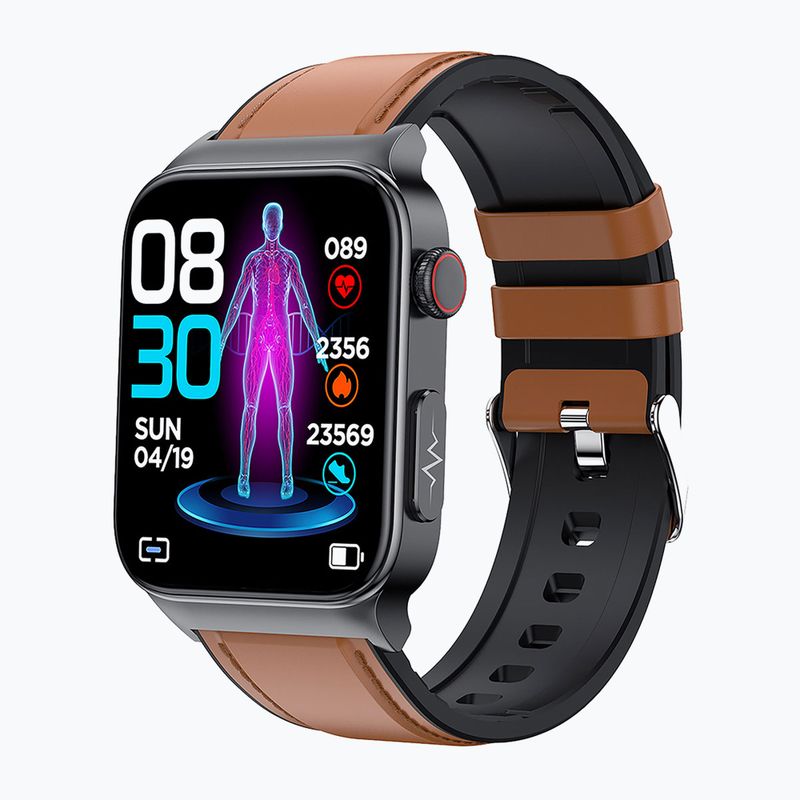 Zegarek Watchmark Cardio One brązowy 5
