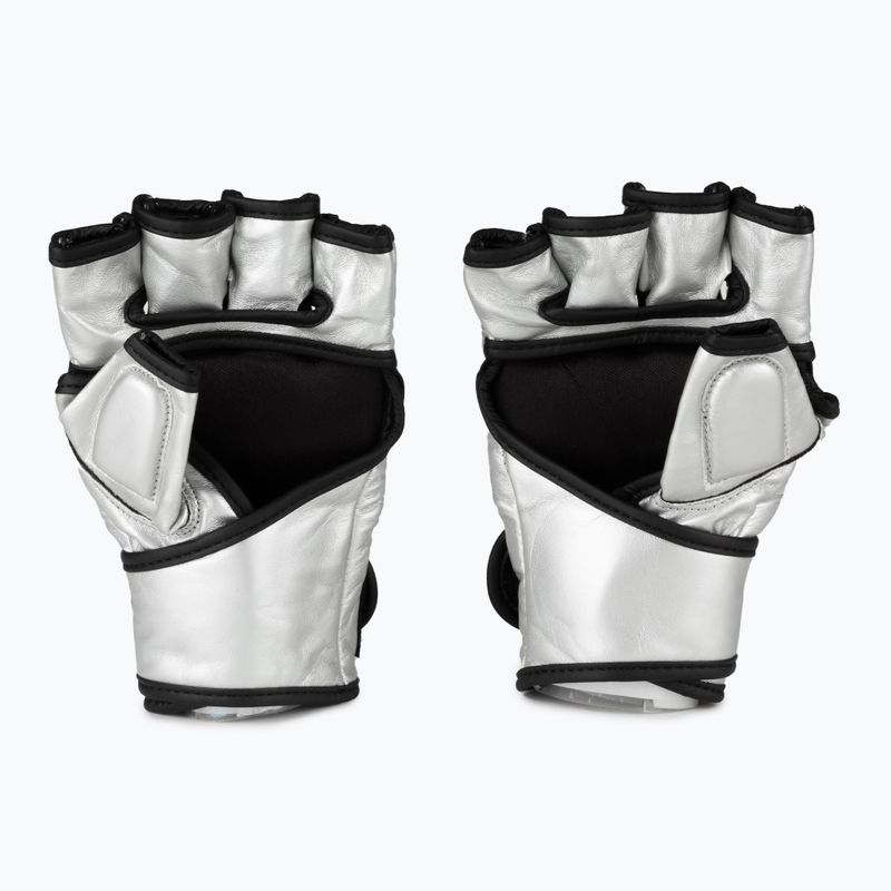 Rękawice grapplingowe Octagon MMA metallic silver 3