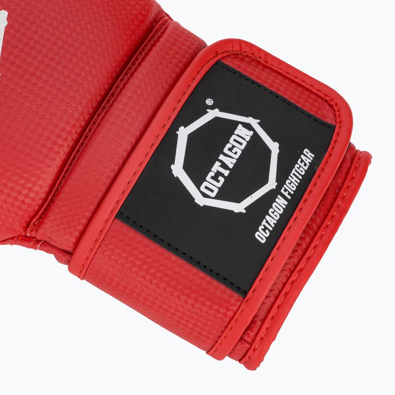Rękawice bokserskie Octagon Kevlar red 6
