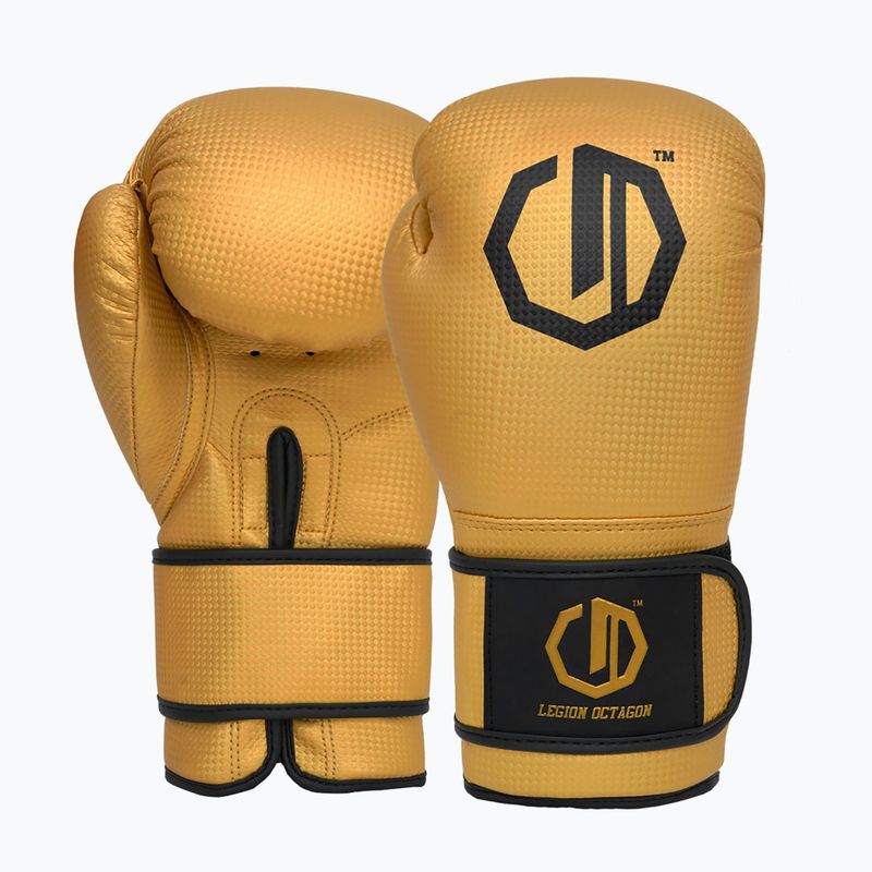 Rękawice bokserskie Octagon Legion Kevlar + worek gold 2