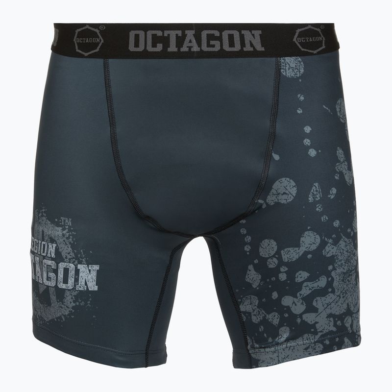 Spodenki treningowe męskie Octagon Legion Grunge black/grey