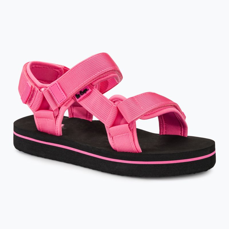 Sandały damskie Lee Cooper LCW-24-05-2750 black/fuxia