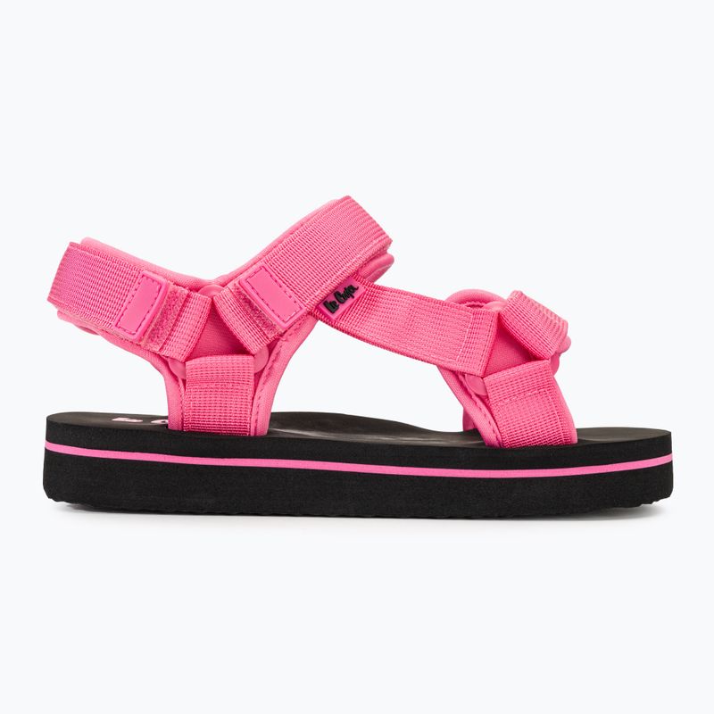 Sandały damskie Lee Cooper LCW-24-05-2750 black/fuxia 2