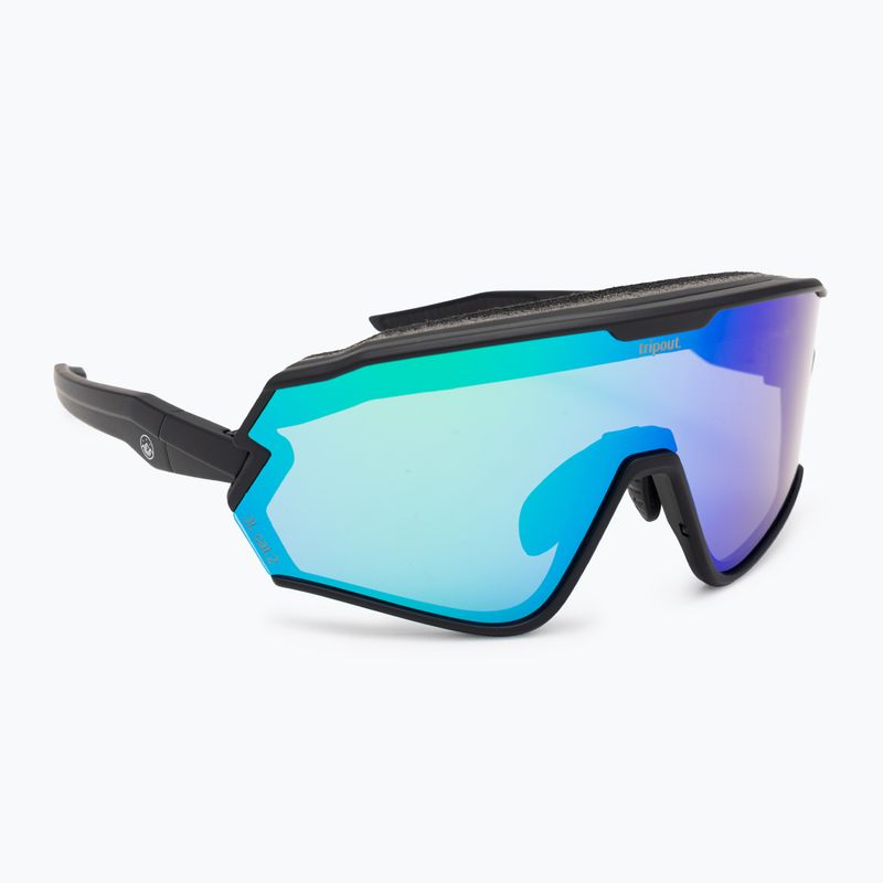 Okulary przeciwsłoneczne Tripout Infinity black/green axiom