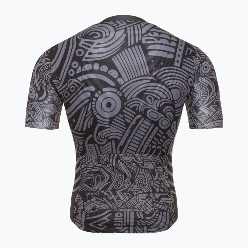 Koszulka rowerowa męska Quest Grey 2
