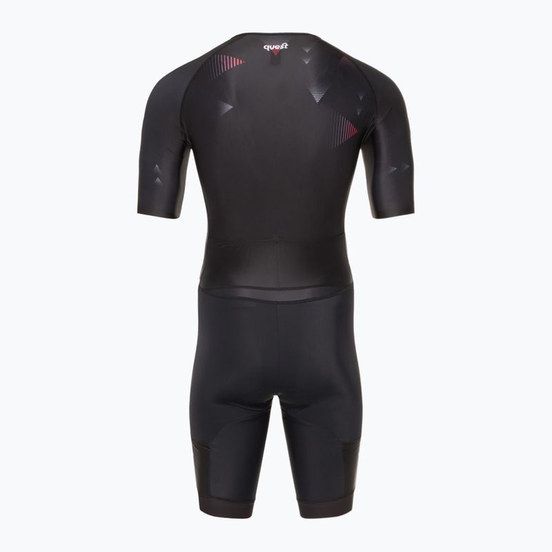 Kombinezon triathlonowy męski Quest Aerofit Base black 2