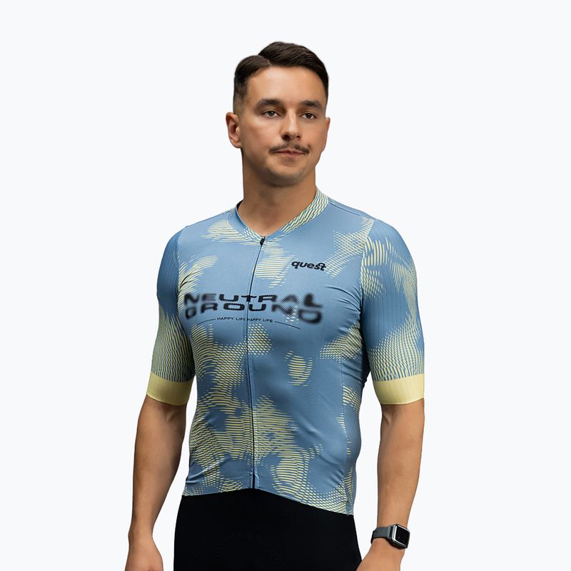 Koszulka rowerowa męska Quest Melange
