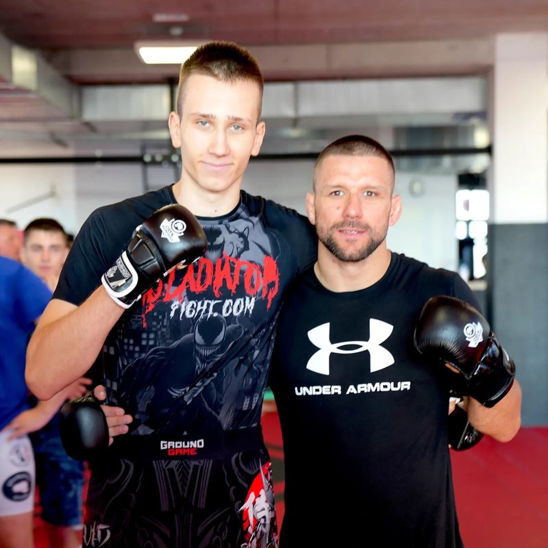 Rękawice grapplingowe DBX BUSHIDO MMA Premium czarny 14