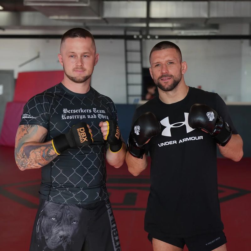 Rękawice grapplingowe DBX BUSHIDO MMA Premium czarny 15