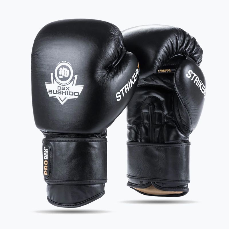 Rękawice bokserskie DBX BUSHIDO "Striker" czarny 2