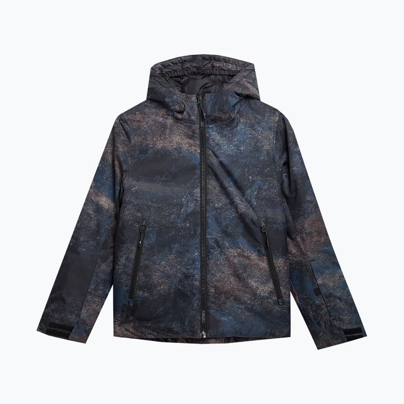 Kurtka narciarska męska 4F M411 multicolour 2 allover 3