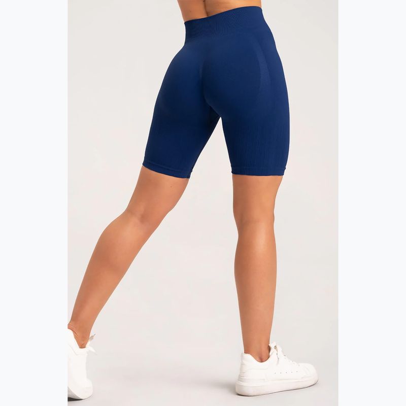 Spodenki treningowe damskie Gym Glamour Push Up classic blue 13