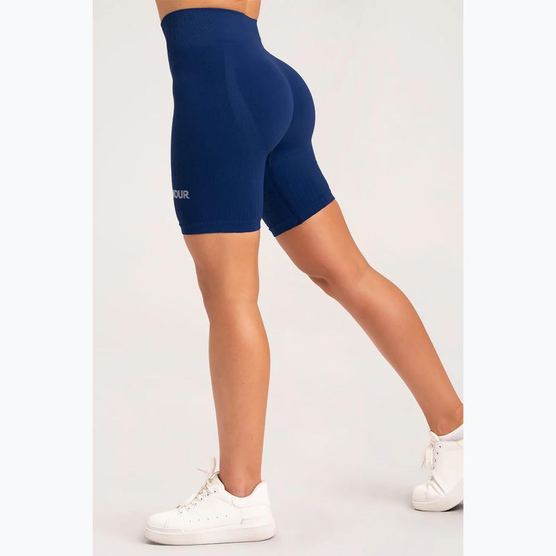 Spodenki treningowe damskie Gym Glamour Push Up classic blue 15