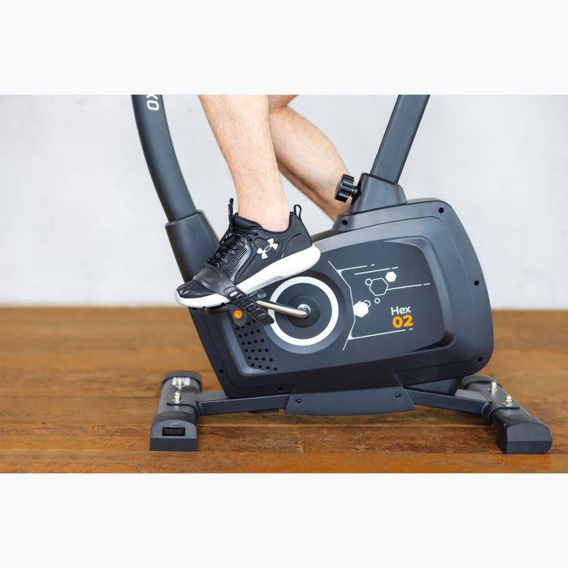Rower stacjonarny TREXO Hex 02 czarny 9