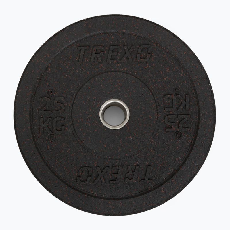 Obciążenie bumperowe olimpijskie XTREXO TRX-BMP025 25 kg czarne 3