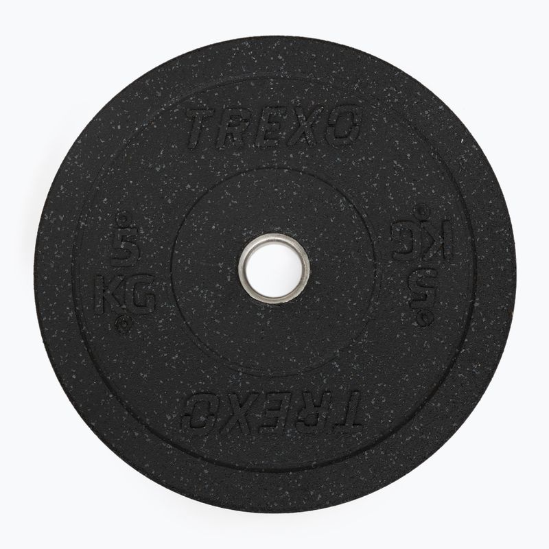 Obciążenie bumperowe olimpijskie XTREXO TRX-BMP005 5 kg czarne 3