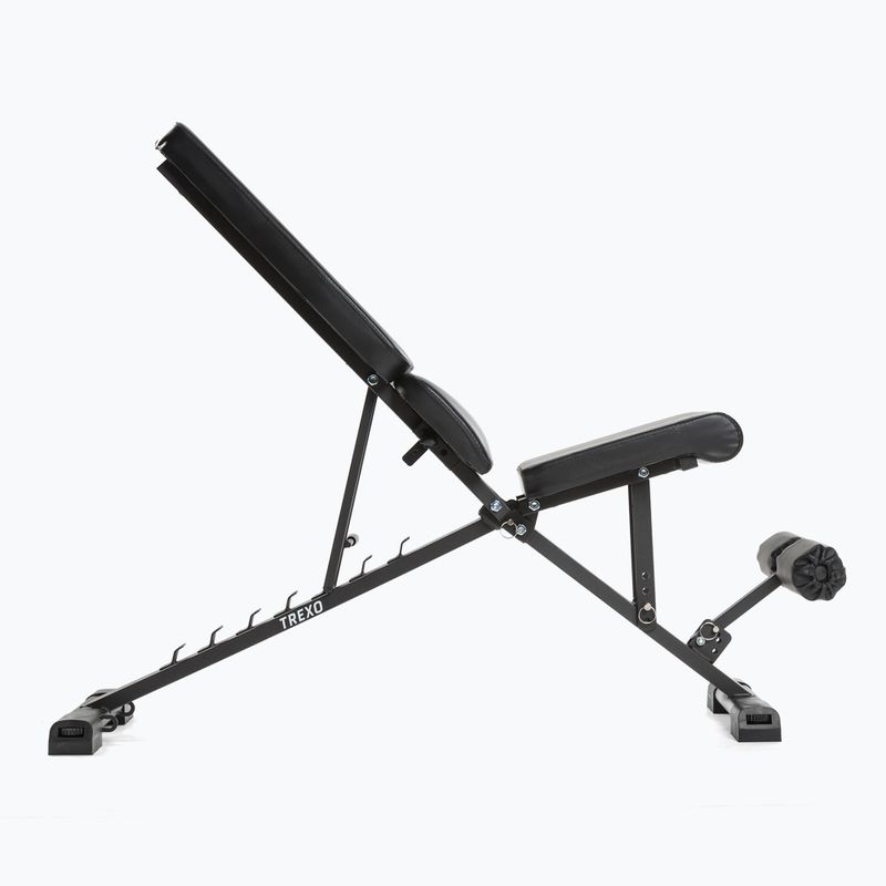 Ławka treningowa XTREXO B200 czarna 4