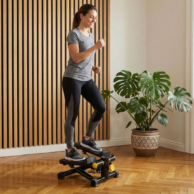 Stepper XTREXO FS100 czarny/żółty 3