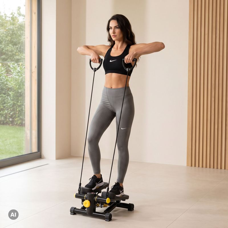 Stepper XTREXO FS100 czarny/żółty 4