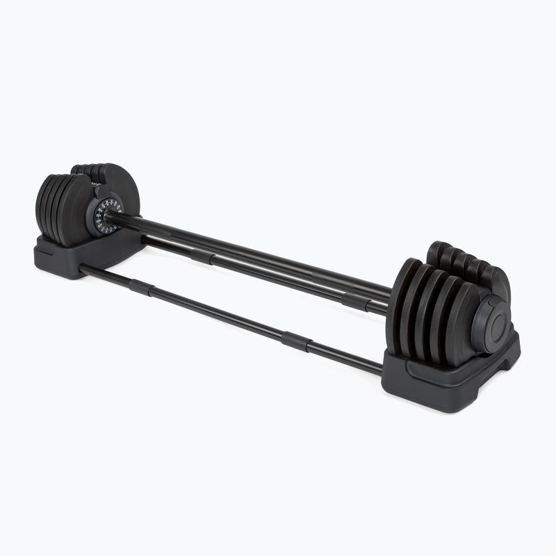 Hantel/sztanga 2w1 XTREXO TRX-ABD40 1-40 kg czarna/pomarańczowa 4