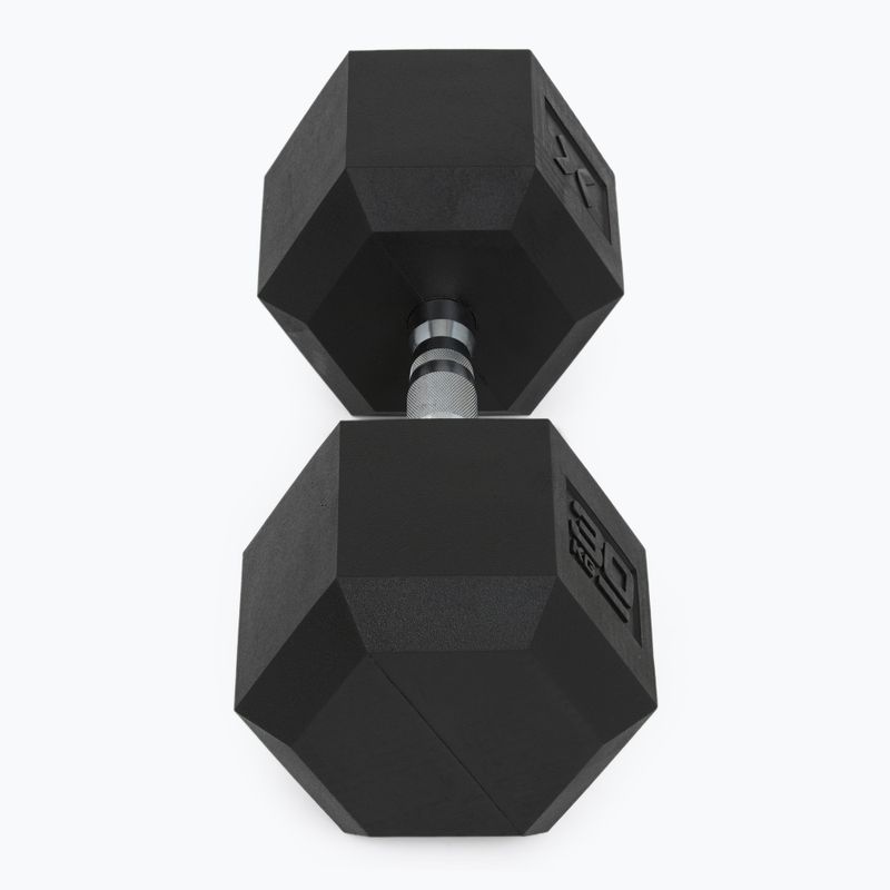 Hantel ogumowany XTREXO Hex 30 kg 6