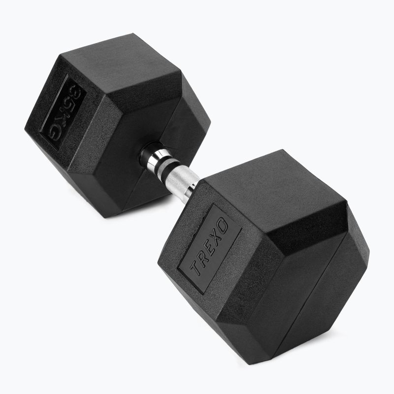 Hantel ogumowany XTREXO Hex 35 kg 3