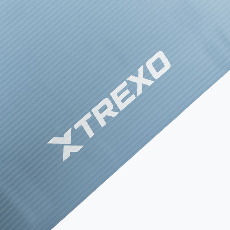 Mata do ćwiczeń XTREXO 15 mm z pasem niebieski 9