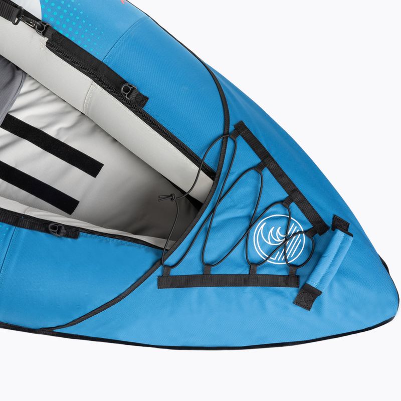 Kajak pompowany 2-osobowy AQUASTIC Delft 11'0'' 335 cm niebieski 8