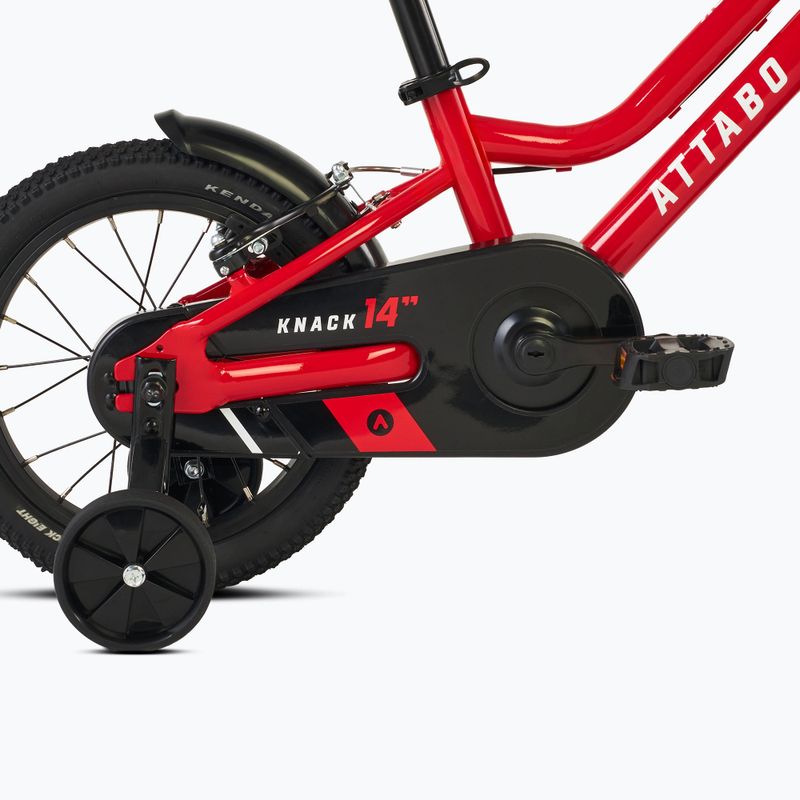 Rower dziecięcy ATTABO KNACK 14" czerwony 10