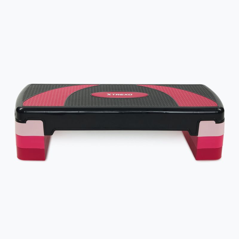 Step do aerobiku XTREXO 3 stopniowy max 250 kg różowy 6